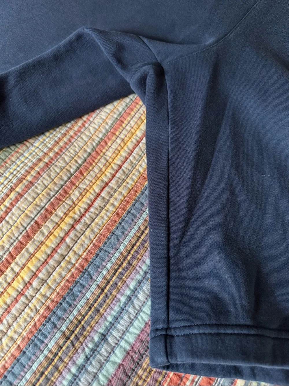 Nike Men's 3XLT Navy Blue Fleece Athletic Shorts drawstring elastic big swoosh - Picture 4 of 15